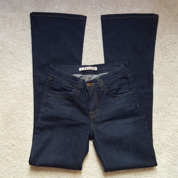 J Brand Lexington Mid Rise Flare Leg Stretch Jeans - Picture 3 of 7